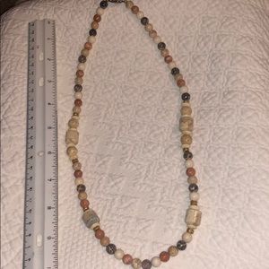 Glass beaded necklace